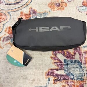 HEAD Toiletry Bag Black Travel Dopp Kit Gym Organizer PVC Free 289433 NWT